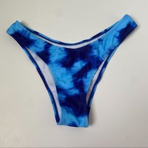 High Waisted Tie Dye Bikini Bottoms